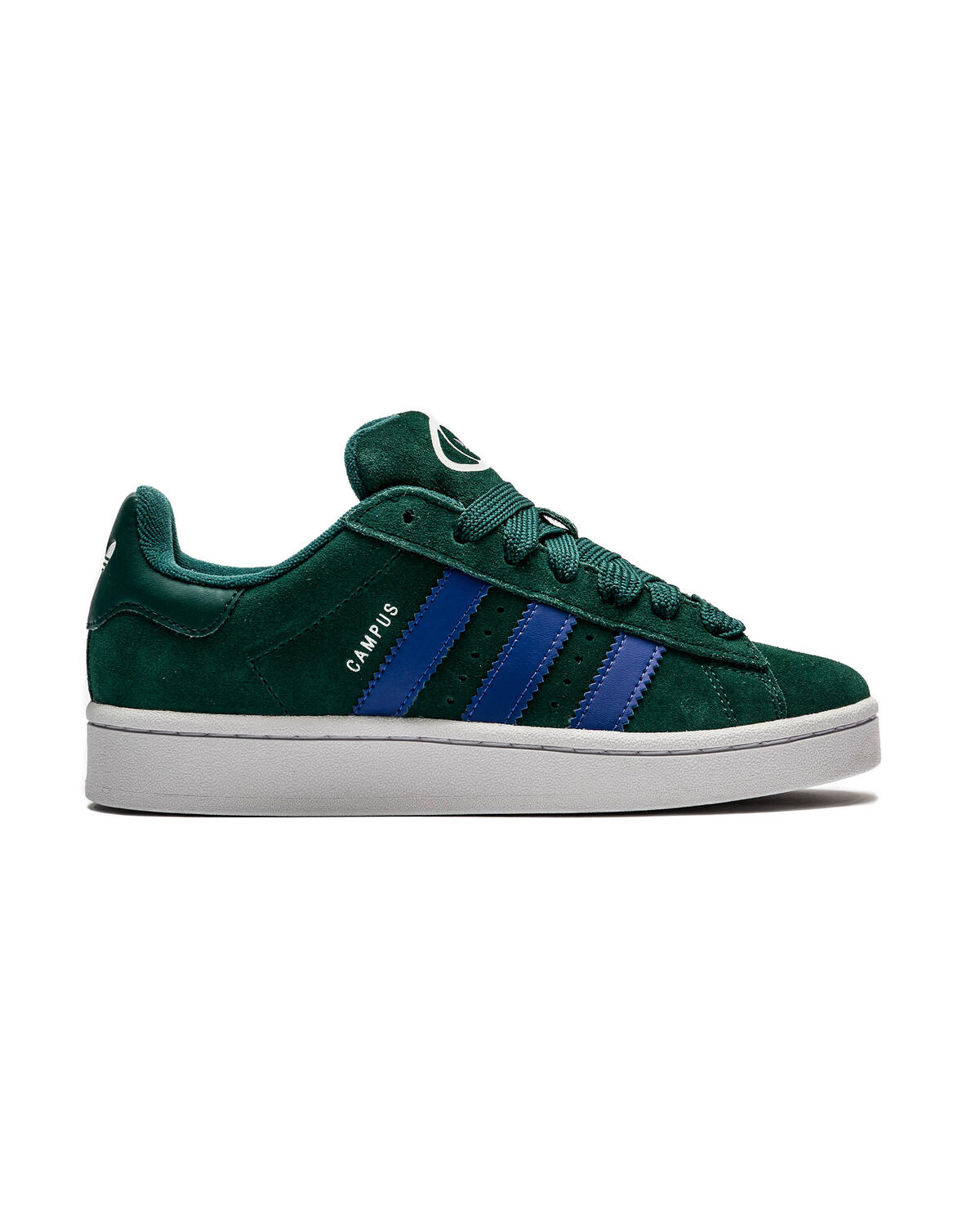 Adidas originals campus outlet trainers with in green